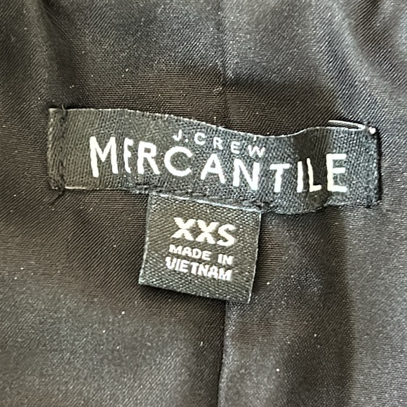 J Crew Mercantile Sherpa Vest Gold Zippers Fuzzy Cozy Warm XXS w MEASUREMENTS - Picture 5 of 13